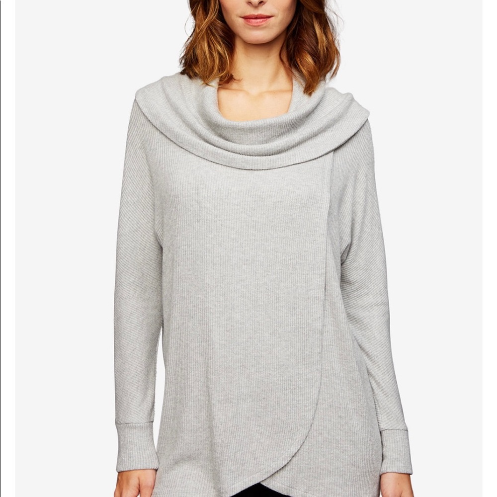 A Pea In The Pod cowl-neck nursing top
